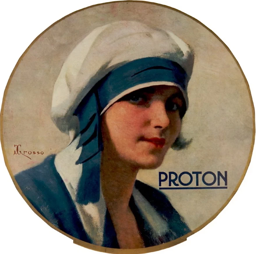 Ritratto a mezzo busto di donna con cappello alla marinara - Museo Nazionale Collezione Salce, Treviso